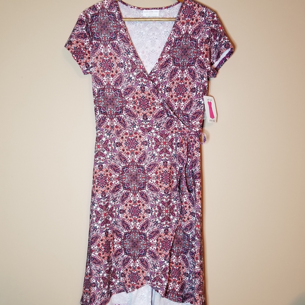HIGH/LOW WRAP DRESS